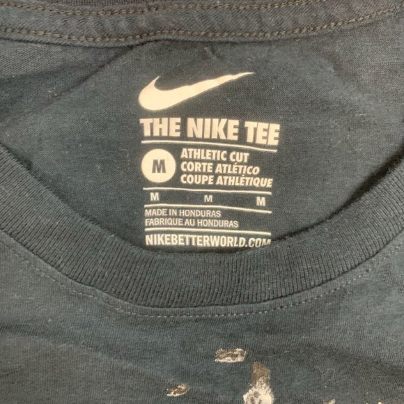 Vintage Nike Black Short Sleeved Graphic T-Shirt Size Mens Medium - Picture 3 of 4